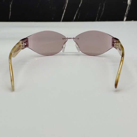 NEW FE40159U 74Z FENDI SUNGLASSES WOMEN OVAL PINK GOLD SUNGLASSES FENDI main image 10